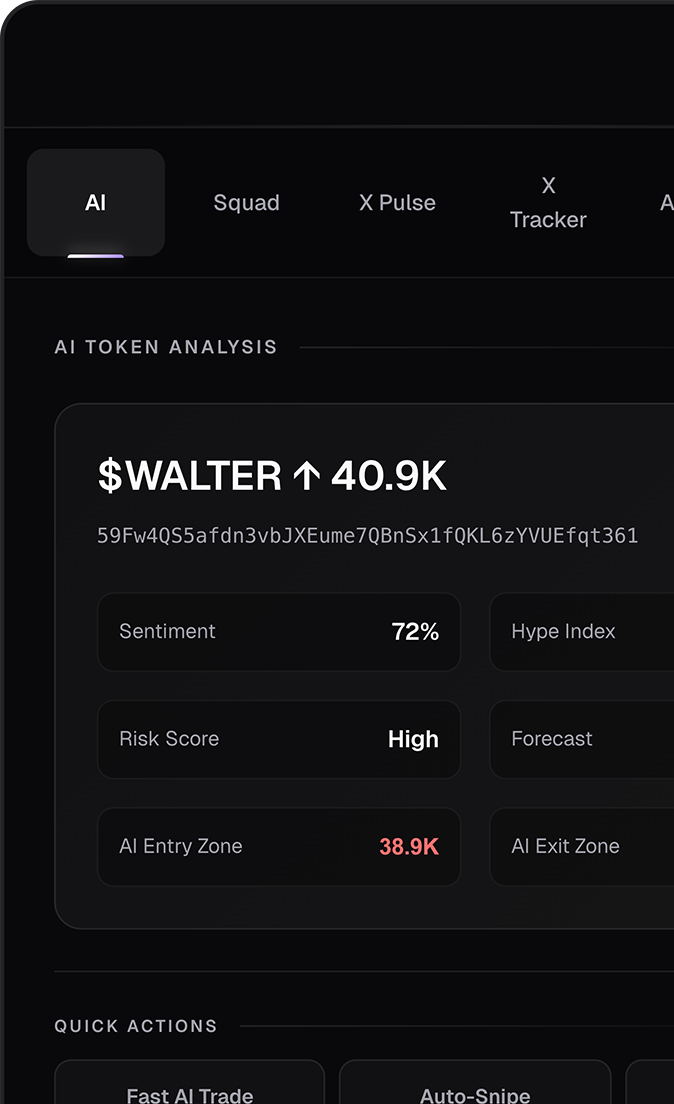 Asset overview interface